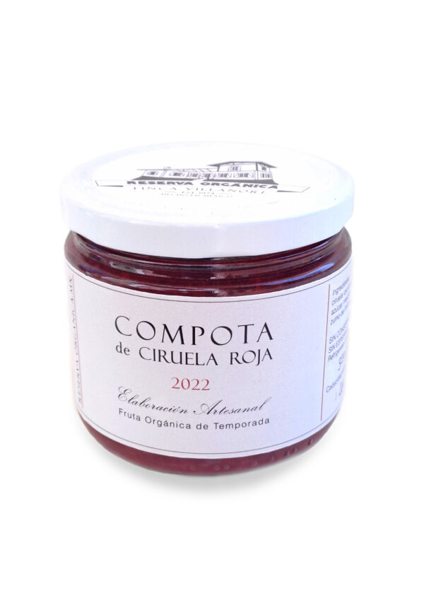 COMPOTA DE CIRUELA ROJA